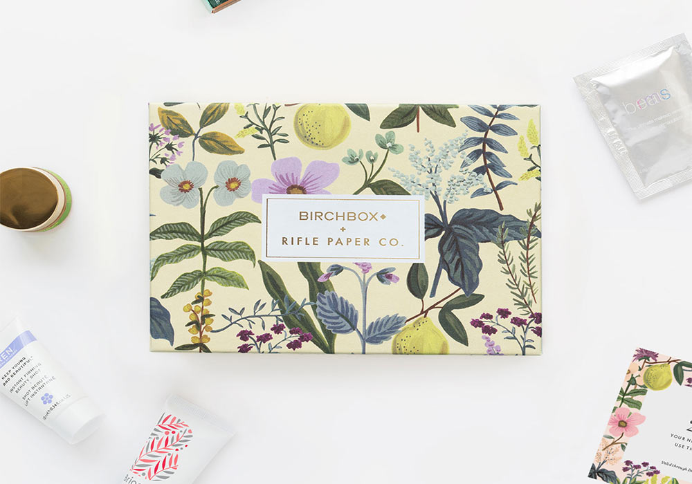 An example Birchbox parcel