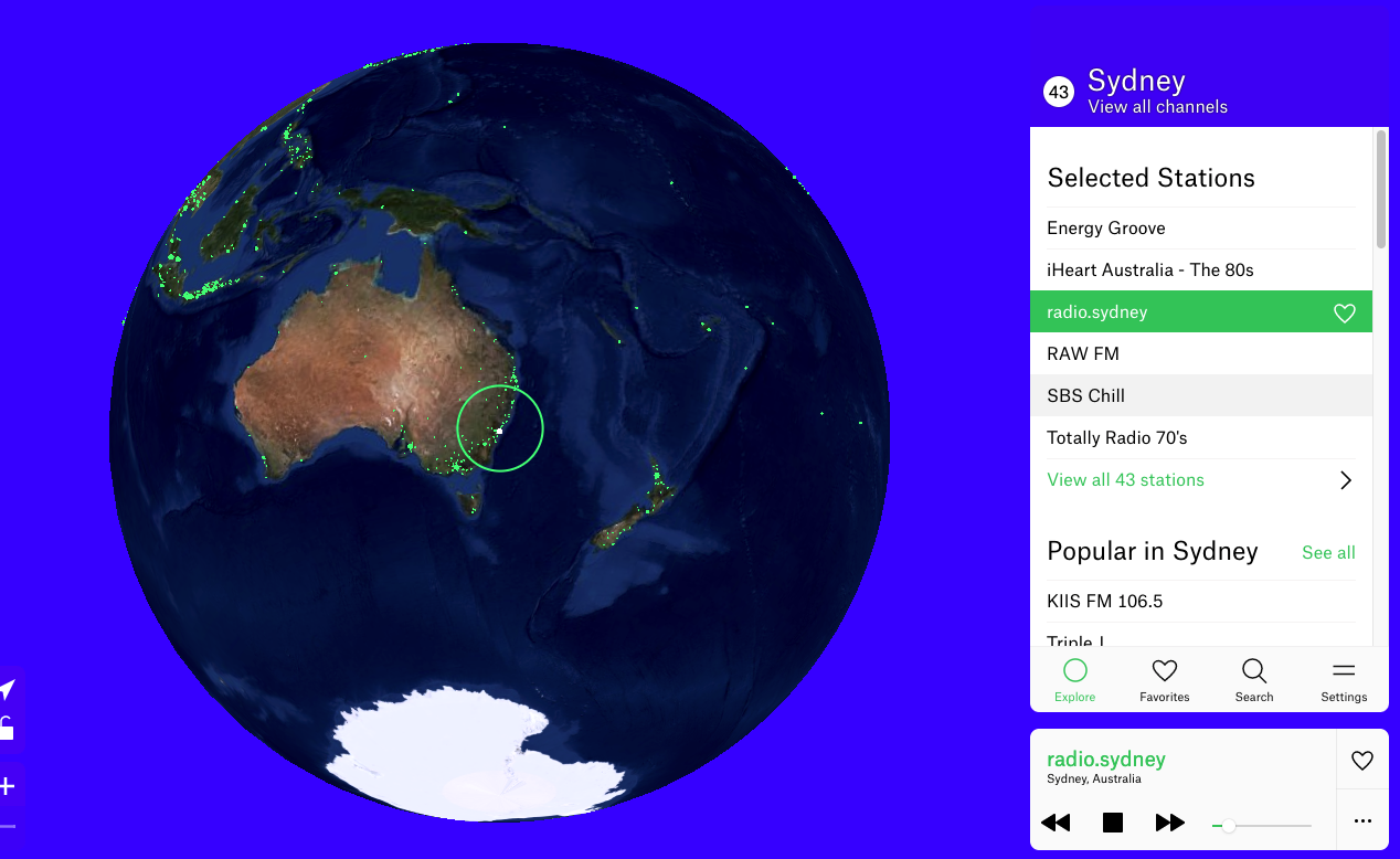 Explore Live Radio Stations Around the Globe with Radio Garden LittleBird Blog