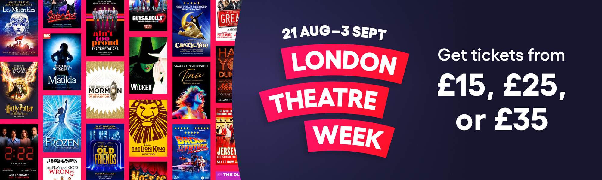 LittleBird London Theatre Week EXTENDED! West End Show Tickets at £15