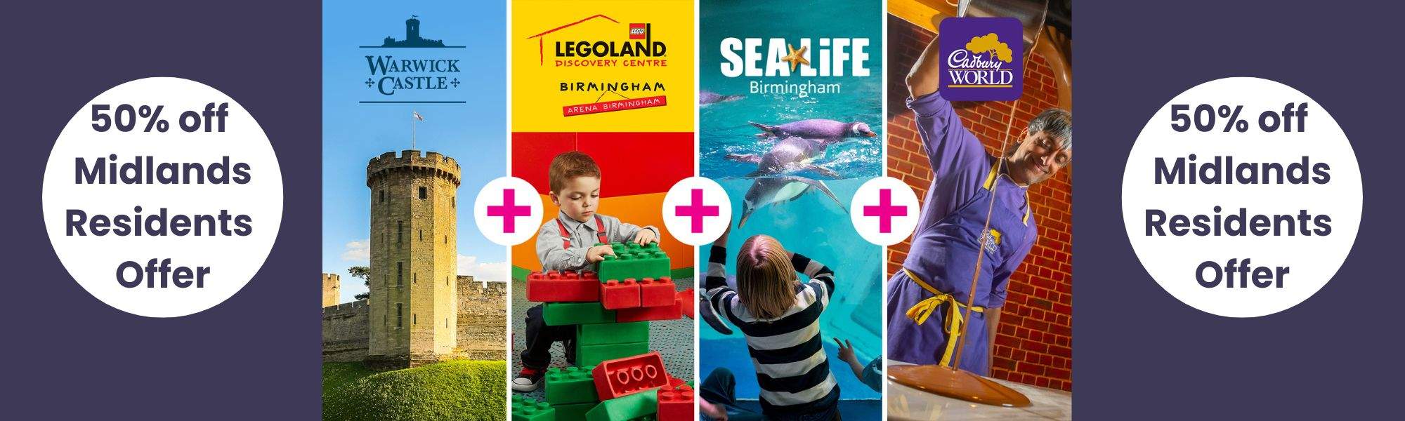 LittleBird Midlands Residents offer 50% off Merlin Attractions!